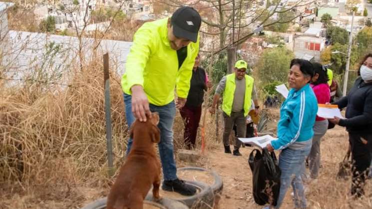 Ray Chagoya lleva el Tequio Vecinal a la colonia Aurora