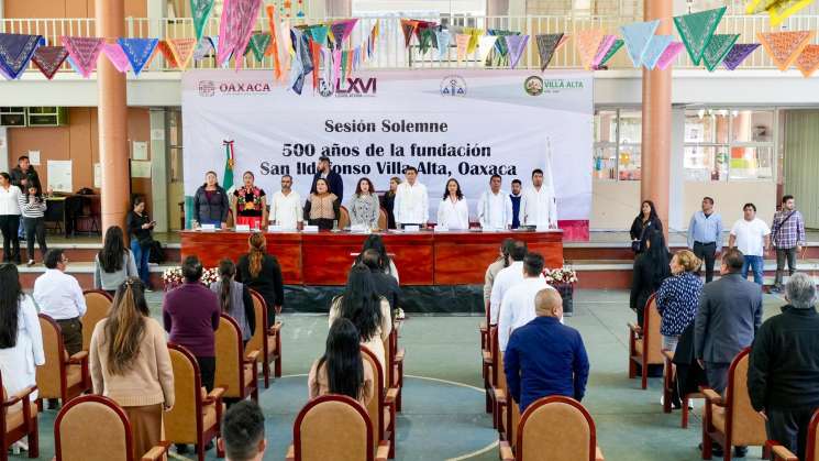 Congreso realiza Sesión Solemne por los 500 años de Villa Alta