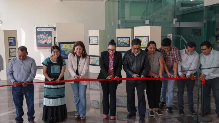 Abren muestra de  arte infantil en el Congreso de Oaxaca 