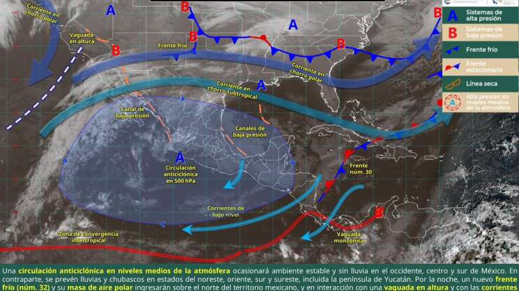 Continúa ambiente fresco por Frente Frío 32
