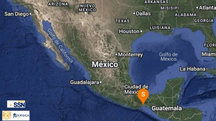 Sin afectaciones por sismo de magnitud  4.1 en Juchitán