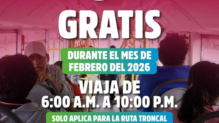 BinniBus mantiene gratuita la ruta troncal Viguera-Xoxocotlán