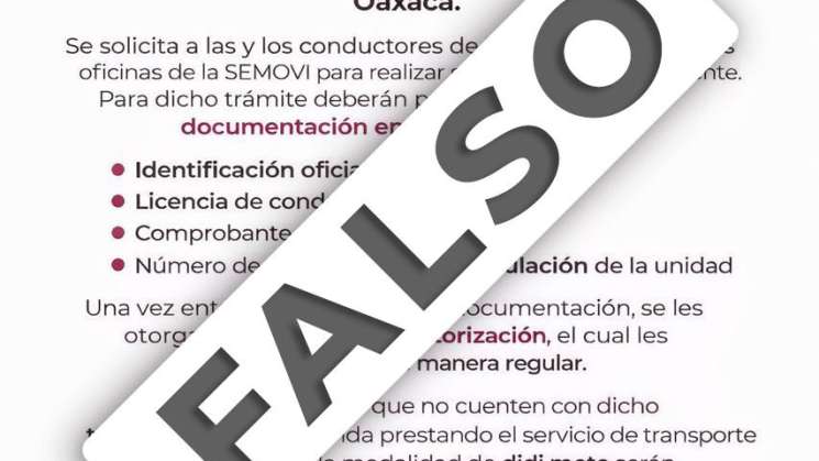 SEMOVI desmiente autorización de DIDI Moto en el estado