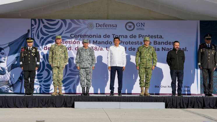 Atestigua Salomón Jara toma de posesion de titular de la GN 