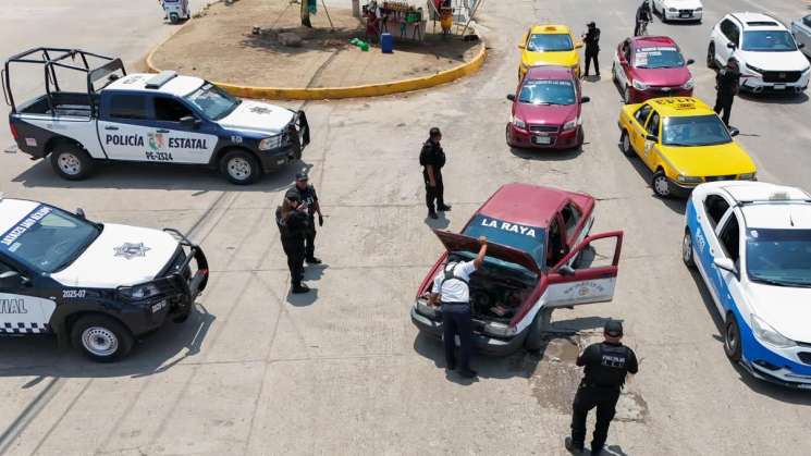 SSPC aplica operativo de vigilancia y seguridad en taxis