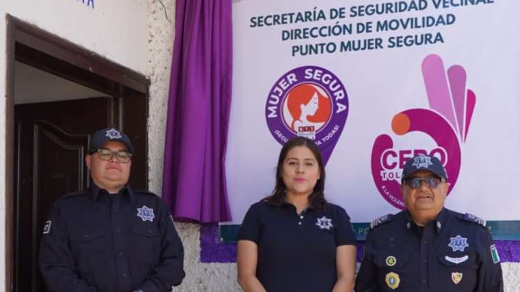 Abren Punto Mujer Segura en Dirección de  Movilidad Municipal