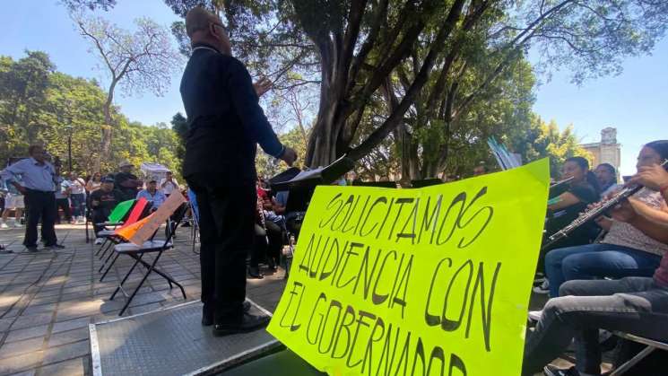 Banda de Música protesta por impago de tres meses de salario