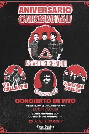 La banda oaxaqueña Instante Supendido invita al concierto y arte
