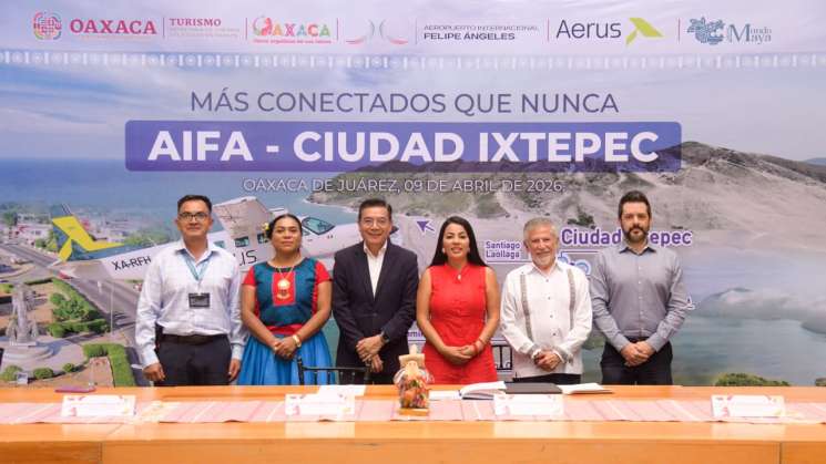 SECTUR anuncia nueva frecuencia aérea del AIFA a Ciudad Ixtepec