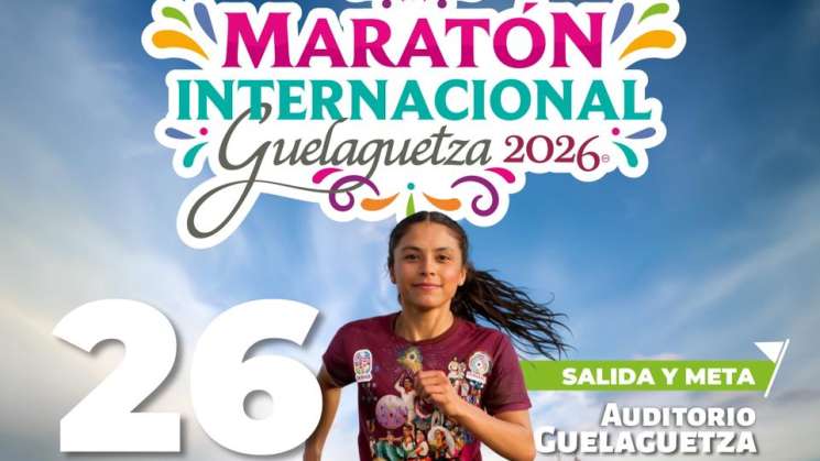 Anuncian Maratón Internacional Guelaguetza 2026