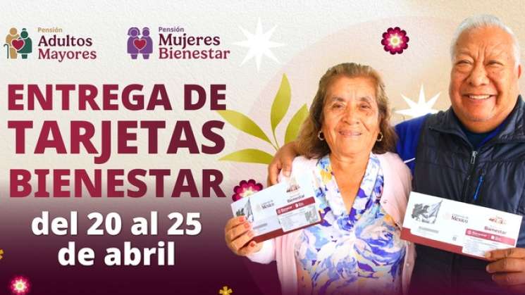 Ya puedes recoger tu Tarjeta Mujer y Adulto Mayor Bienestar
