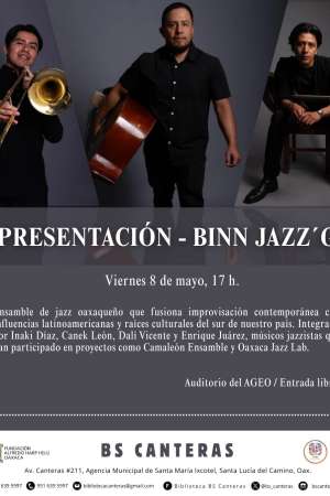 Binn Jazz G te invita a una sesión  en el AGEO