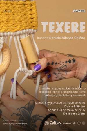 IAGO invita al Taller Texere con Daniela Alfonso