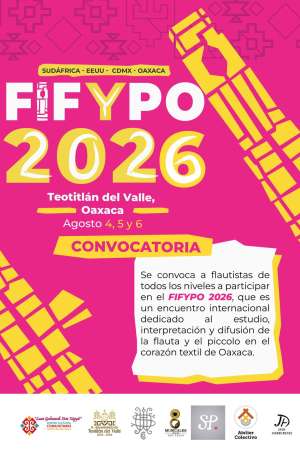 Regresa a Oaxaca el Festival Internacional de Flauta&Picolo 2026