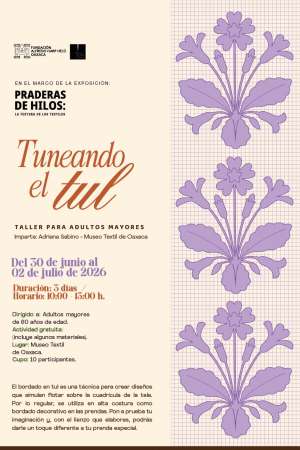 MTO invita al Taller Tuneando el tul para adultos mayores