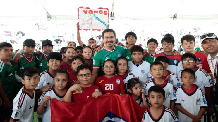 Vecindario capitalino, vivió la inauguración del Mundial 2026