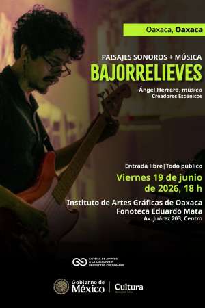 Ángel Herrera presenta el paiosaje sonoro BajoRelieves en el IAGO