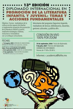 FAHHO lanza Dplomado en Literatura Infantil y Juvenil 2026