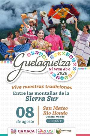Sierra Sur celebraÁ la Guelaguetza Ni Wan do o 2026