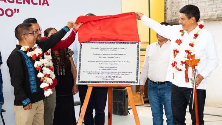 Salomona Jara eleva a agencia municipal a colonia de Zaachila